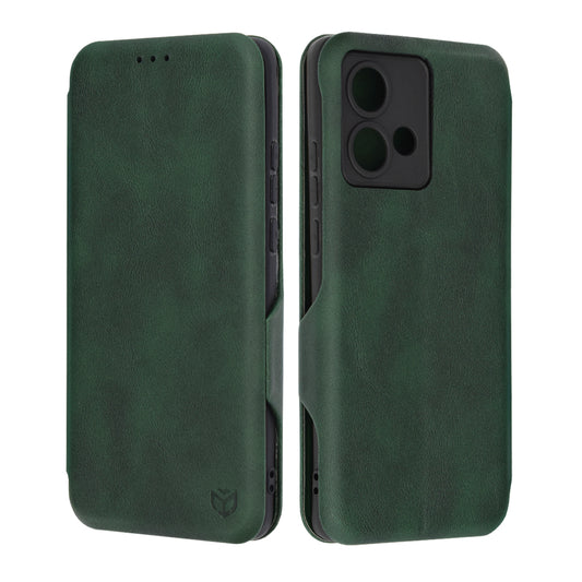 Husa de protectie Techsuit Safe Wallet Plus compatibila cu Motorola Edge 40 Neo, acoperire spate, verde