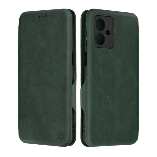 Husa de protectie Techsuit Safe Wallet Plus compatibila cu Motorola Moto G54, acoperire spate, verde