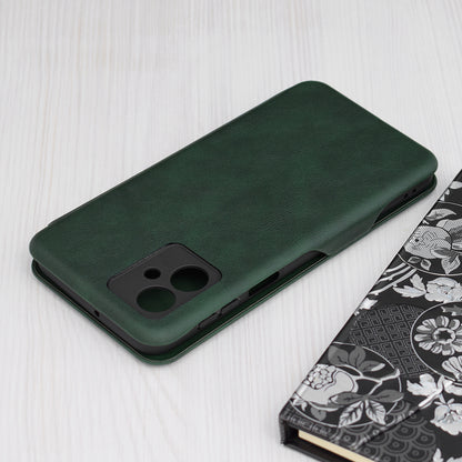 Husa de protectie Techsuit Safe Wallet Plus compatibila cu Motorola Moto G54, acoperire spate, verde