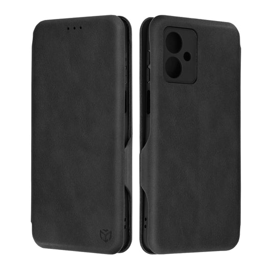 Husa de protectie Techsuit Safe Wallet Plus compatibila cu Motorola Moto G54, acoperire spate, negru