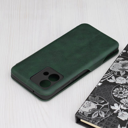 Husa de protectie Techsuit Safe Wallet Plus compatibila cu Motorola Moto G84, acoperire spate, verde