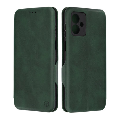 Husa de protectie Techsuit Safe Wallet Plus compatibila cu Motorola Moto G14, acoperire spate, verde