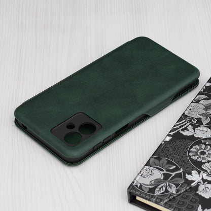 Husa de protectie Techsuit Safe Wallet Plus compatibila cu Motorola Moto G24, acoperire spate, verde