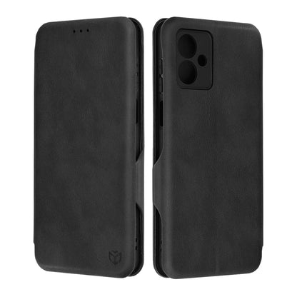 Husa de protectie Techsuit Safe Wallet Plus compatibila cu Motorola Moto G14, acoperire spate, negru