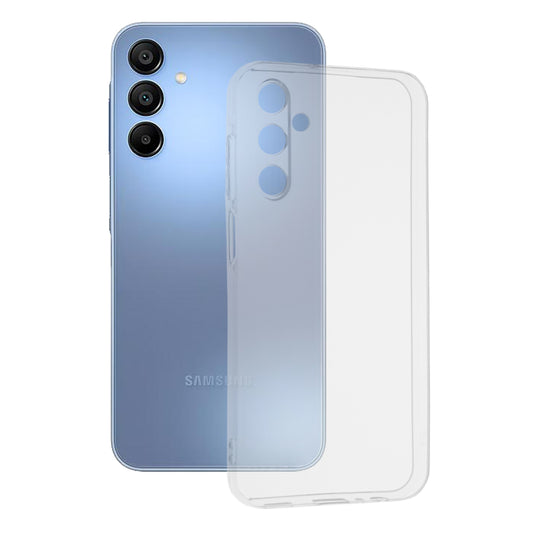 Husa de protectie Techsuit Clear Silicone compatibila cu Samsung Galaxy A15 4G, acoperire spate, transparent