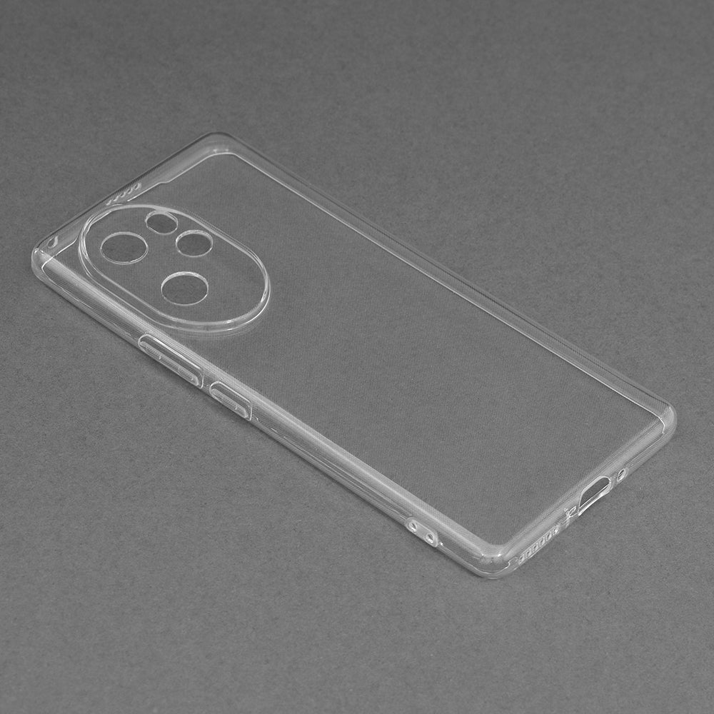 Husa de protectie Techsuit Clear Silicone compatibila cu Honor 100 Pro, acoperire spate, transparent