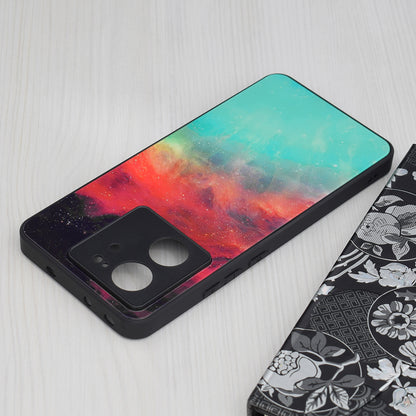 Husa de protectie Techsuit Glaze Series compatibila cu Xiaomi 13T Pro, acoperire spate, Fiery Ocean