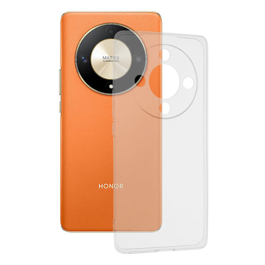 Husa de protectie Techsuit Clear Silicone compatibila cu Honor Magic6 Lite, acoperire spate, transparent