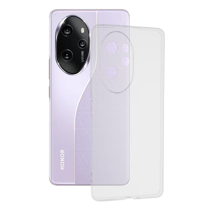 Husa de protectie Techsuit Clear Silicone compatibila cu Honor 100 Pro, acoperire spate, transparent