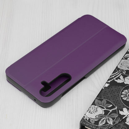 Husa de protectie Techsuit eFold Series compatibila cu Samsung Galaxy A50, acoperire spate, mov