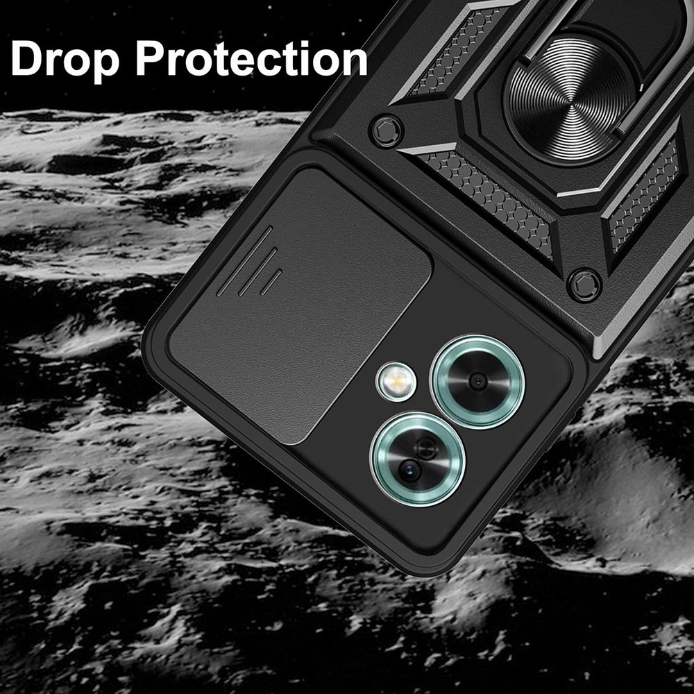 Husa de protectie Techsuit CamShield Series compatibila cu Oppo A79 5G, acoperire spate, negru