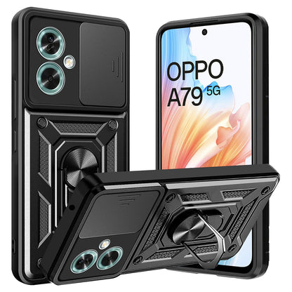 Husa de protectie Techsuit CamShield Series compatibila cu Oppo A79 5G, acoperire spate, negru