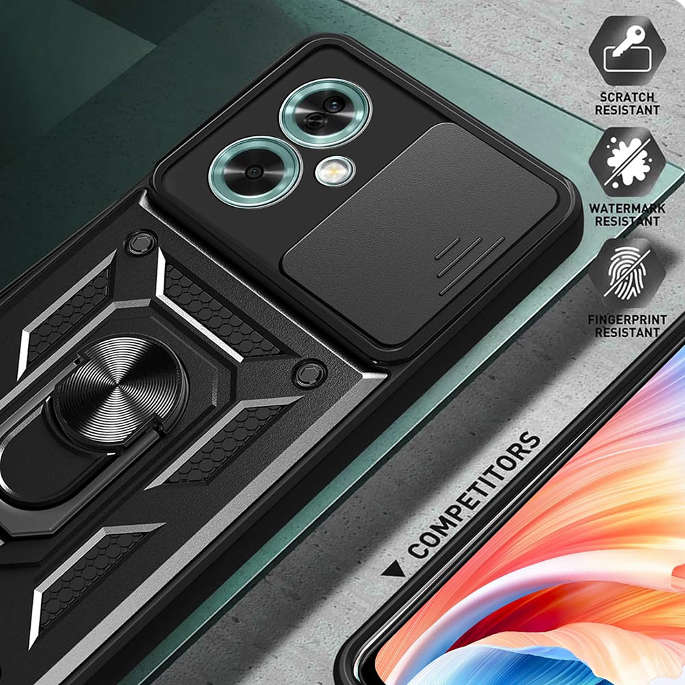 Husa de protectie Techsuit CamShield Series compatibila cu OnePlus Nord N30 SE, acoperire spate, negru