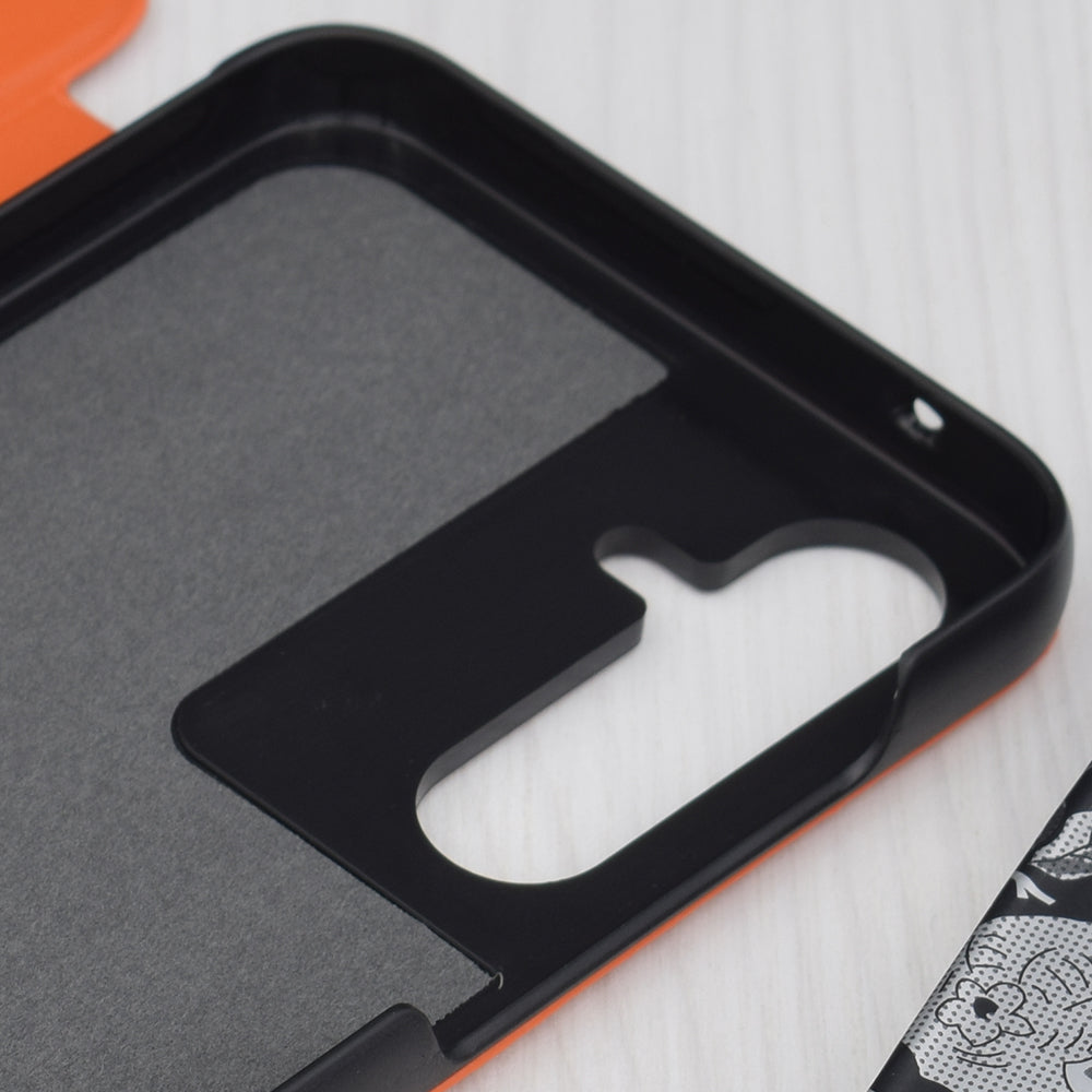 Husa de protectie Techsuit eFold Series compatibila cu Samsung Galaxy A50, acoperire spate, oranj