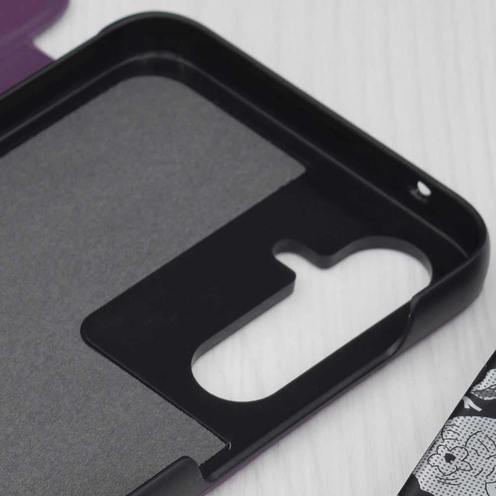 Husa de protectie Techsuit eFold Series compatibila cu Samsung Galaxy A50, acoperire spate, mov