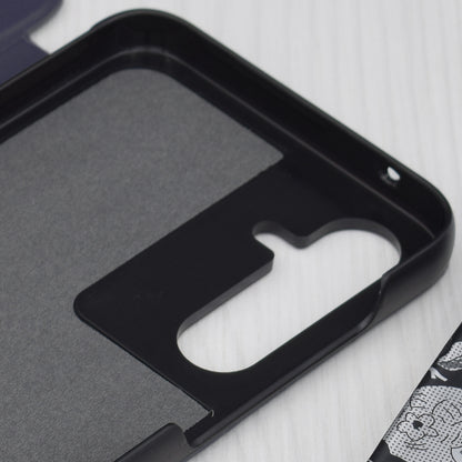 Husa de protectie Techsuit eFold Series compatibila cu Samsung Galaxy A50, acoperire spate, albastru