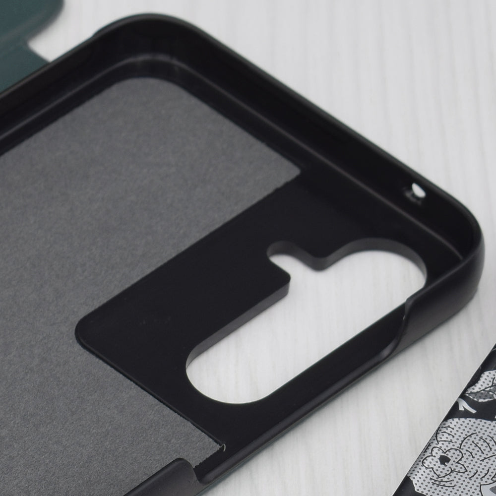 Husa de protectie Techsuit eFold Series compatibila cu Samsung Galaxy A50, acoperire spate, verde inchis