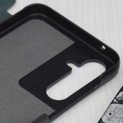 Husa de protectie Techsuit eFold Series compatibila cu Samsung Galaxy A50, acoperire spate, verde inchis