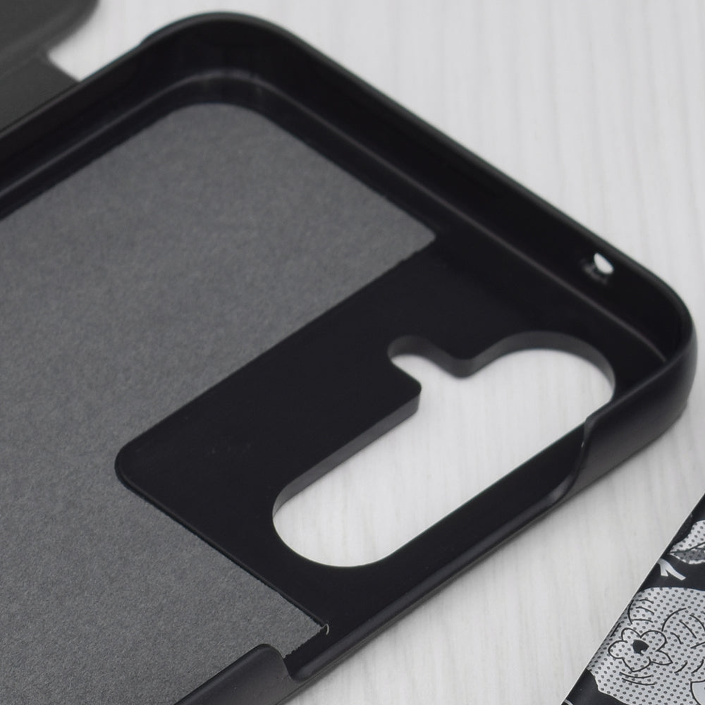Husa de protectie Techsuit eFold Series compatibila cu Samsung Galaxy A50, acoperire spate, negru