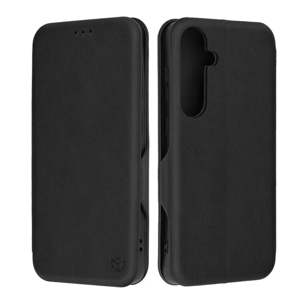 Husa de protectie Techsuit Safe Wallet Plus compatibila cu Samsung Galaxy S24 Plus, acoperire spate, negru