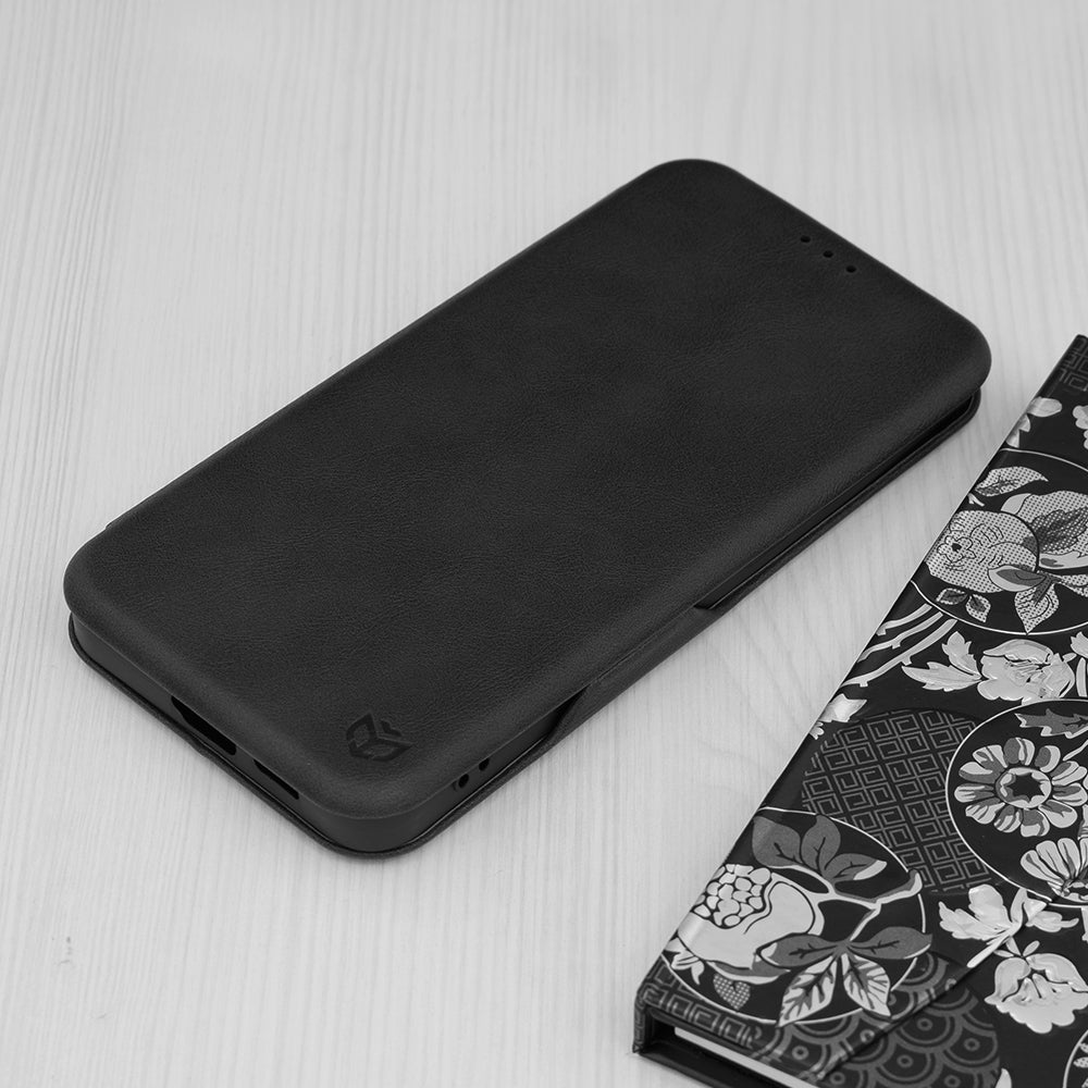 Husa de protectie Techsuit Safe Wallet Plus compatibila cu Samsung Galaxy S24 Plus, acoperire spate, negru