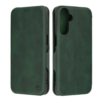 Husa de protectie Techsuit Safe Wallet Plus compatibila cu Samsung Galaxy A15 4G, acoperire spate, verde
