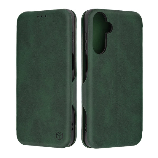 Husa de protectie Techsuit Safe Wallet Plus compatibila cu Samsung Galaxy A15 4G, acoperire spate, verde