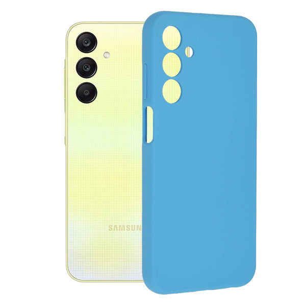 Husa de protectie Techsuit Soft Edge Silicone compatibila cu Samsung Galaxy A25 5G, acoperire spate, albastru deschis