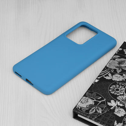 Husa de protectie Techsuit Soft Edge Silicone compatibila cu Honor 100, acoperire spate, albastru deschis