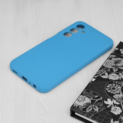Husa de protectie Techsuit Soft Edge Silicone compatibila cu Samsung Galaxy A25 5G, acoperire spate, albastru deschis