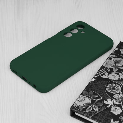 Husa de protectie Techsuit Soft Edge Silicone compatibila cu Samsung Galaxy A25 5G, acoperire spate, verde inchis