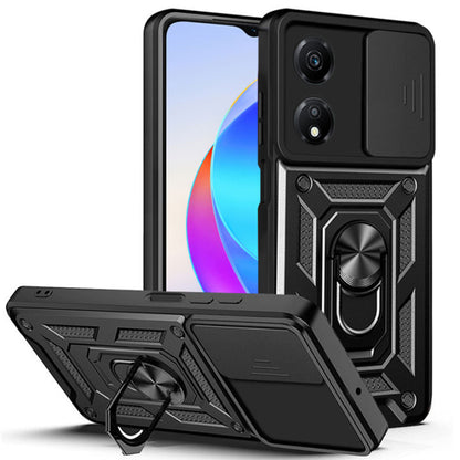 Husa de protectie Techsuit CamShield Series compatibila cu Honor X5 Plus, acoperire spate, negru