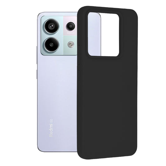 Husa de protectie Techsuit Soft Edge Silicone compatibila cu Xiaomi Redmi Poco X6, acoperire spate, negru