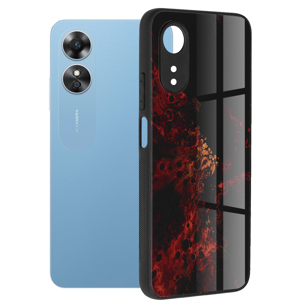 Husa de protectie Techsuit Glaze Series compatibila cu OnePlus Nord 3, acoperire spate, Fiery Ocean
