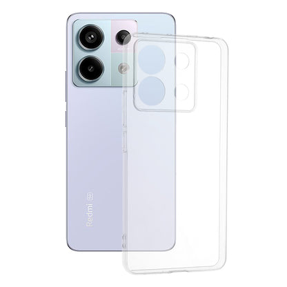 Husa de protectie Techsuit Clear Silicone compatibila cu Xiaomi Redmi Poco M6, acoperire spate, transparent