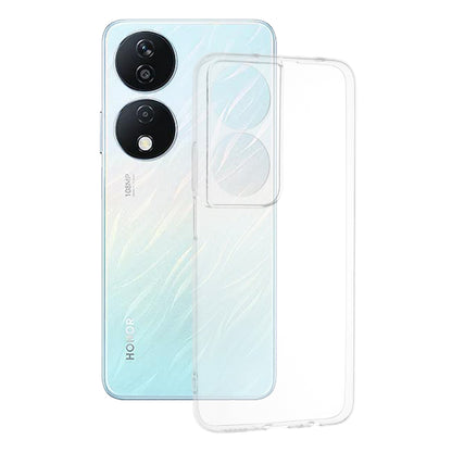 Husa de protectie Techsuit Clear Silicone compatibila cu Honor X7b 5G, acoperire spate, transparent