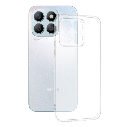 Husa de protectie Techsuit Clear Silicone compatibila cu Honor X8a, acoperire spate, transparent