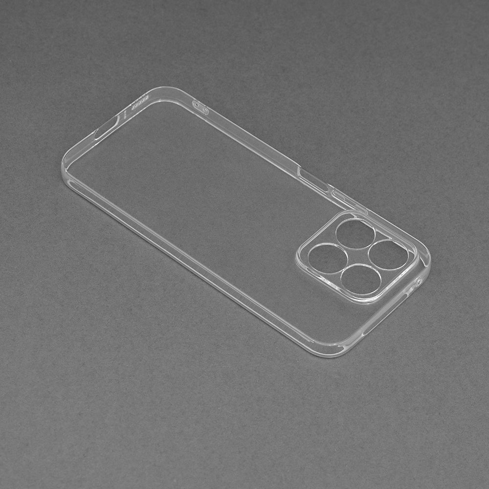 Husa de protectie Techsuit Clear Silicone compatibila cu Honor X8a, acoperire spate, transparent