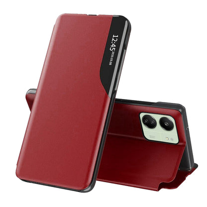 Husa de protectie Techsuit eFold Series compatibila cu Xiaomi Redmi 13C 4G, acoperire spate, rosu