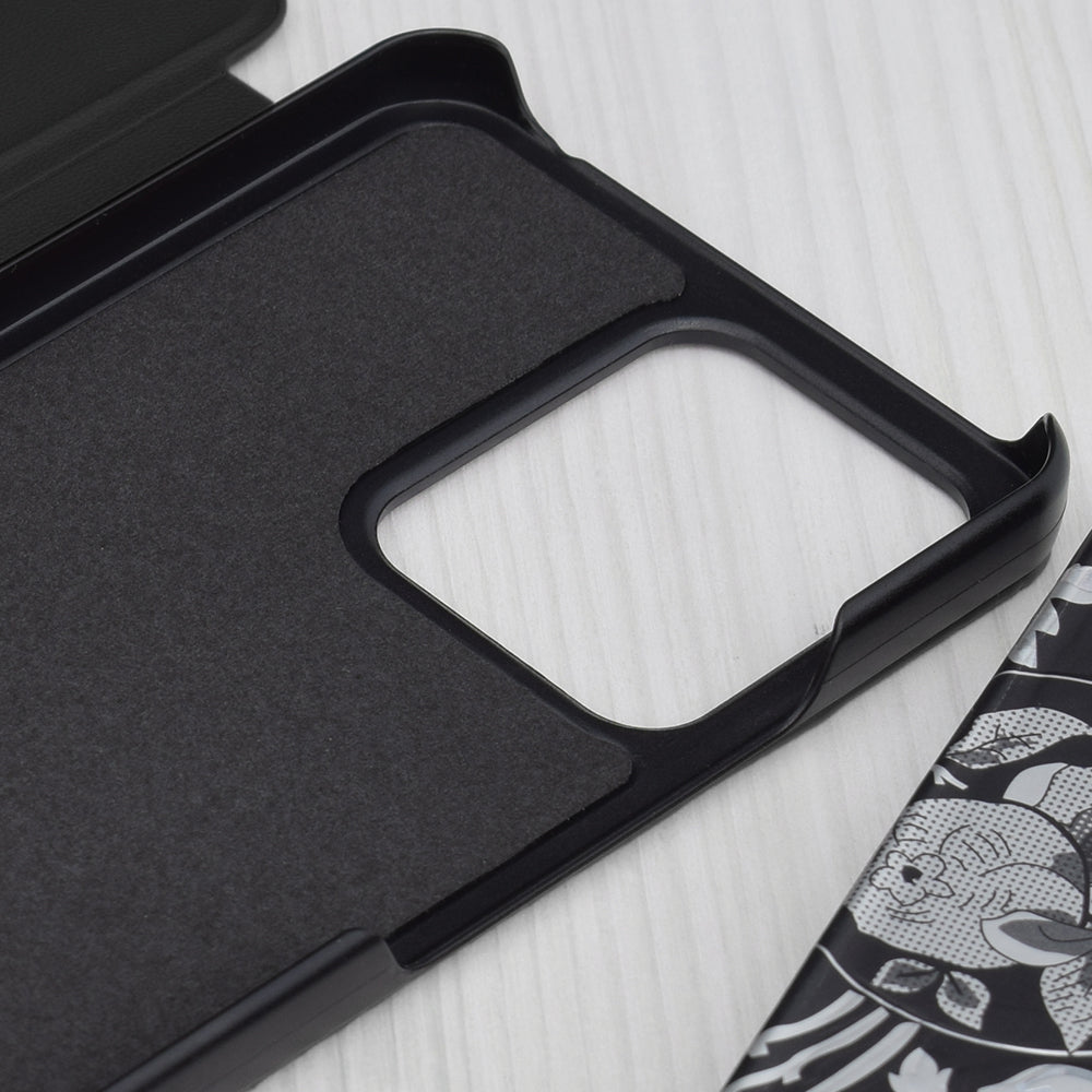 Husa de protectie Techsuit eFold Series compatibila cu Xiaomi Redmi 13C 5G, acoperire spate, negru