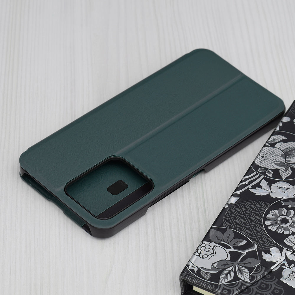 Husa de protectie Techsuit eFold Series compatibila cu Xiaomi Redmi 9C, acoperire spate, negru