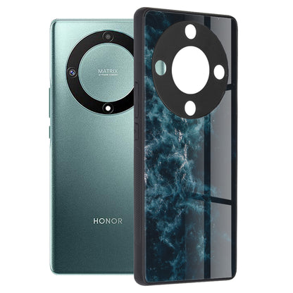 Husa de protectie Techsuit Glaze Series compatibila cu Honor 90 Lite, acoperire spate, Blue Nebula