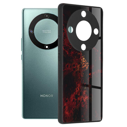 Husa de protectie Techsuit Glaze Series compatibila cu Honor 90 Lite, acoperire spate, Red Nebula