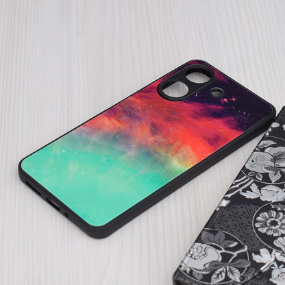 Husa de protectie Techsuit Glaze Series compatibila cu Xiaomi Redmi 13C 4G, acoperire spate, Fiery Ocean