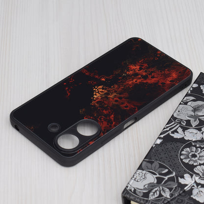 Husa de protectie Techsuit Glaze Series compatibila cu Xiaomi Redmi 13C 4G, acoperire spate, Red Nebula