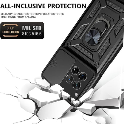 Husa de protectie Techsuit CamShield Series compatibila cu OnePlus 12, acoperire spate, negru