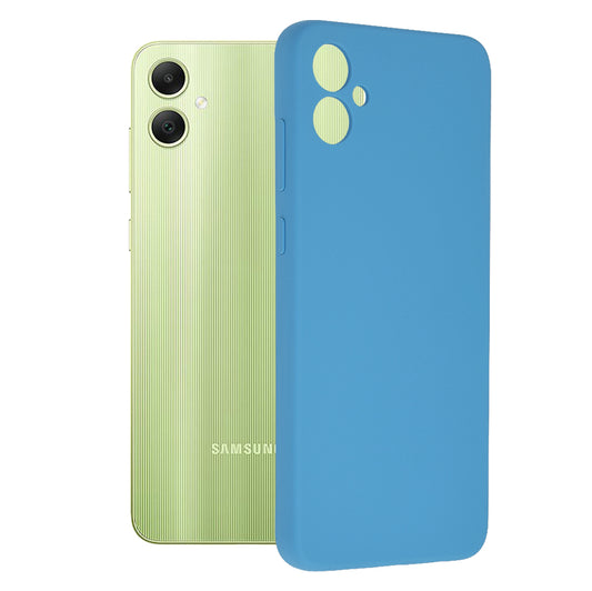 Husa de protectie Techsuit Soft Edge Silicone compatibila cu Samsung Galaxy A05, acoperire spate, albastru deschis