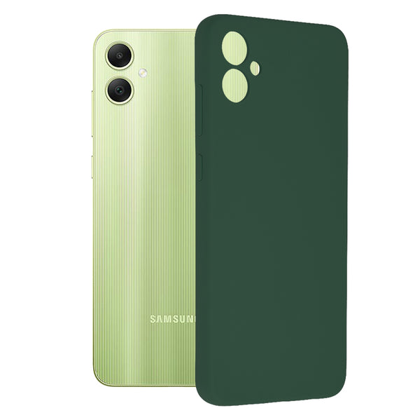 Husa de protectie Techsuit Soft Edge Silicone compatibila cu Samsung Galaxy A05, acoperire spate, verde inchis