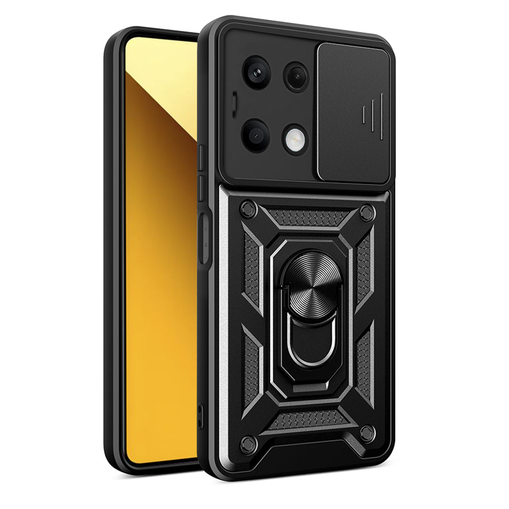 Husa de protectie Techsuit CamShield Series compatibila cu Xiaomi Redmi Note 13 5G, acoperire spate, negru