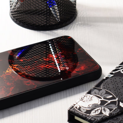 Husa de protectie Techsuit Glaze Series compatibila cu Honor X8a, acoperire spate, Red Nebula
